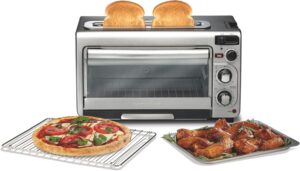 stainless steel interior toaster oven